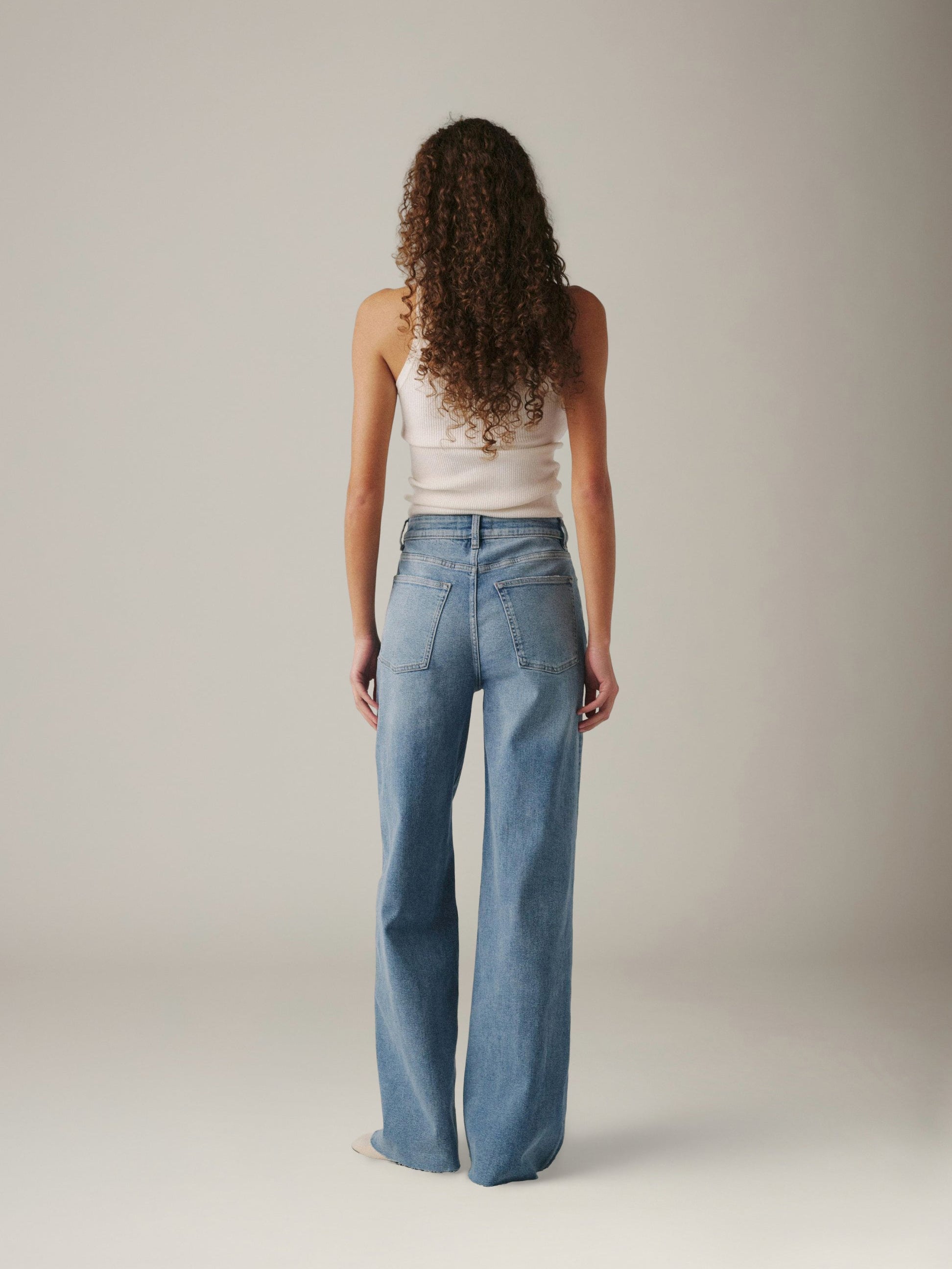 WARP & WEFT - NCE Wide Leg Jeans - 