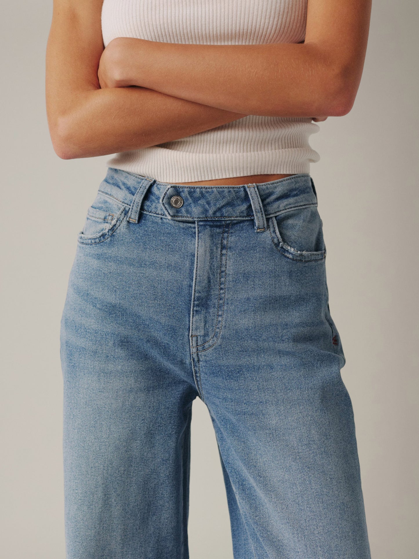WARP & WEFT - NCE Wide Leg Jeans - 
