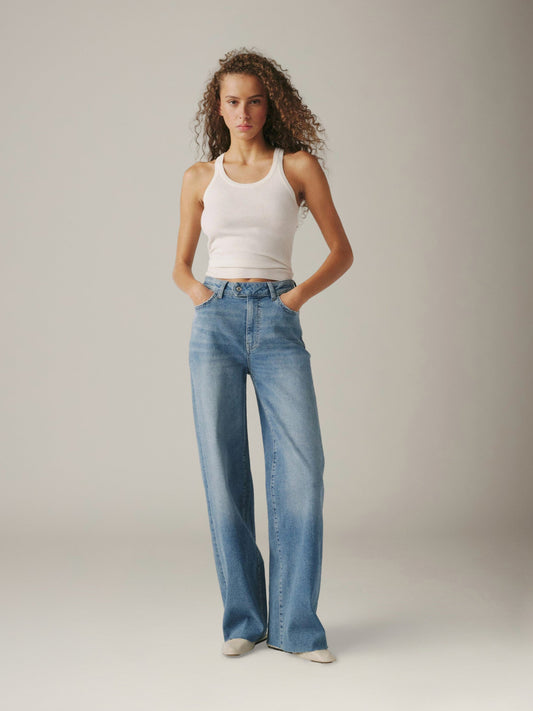 WARP & WEFT - NCE Wide Leg Jeans - 