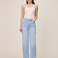 WARP & WEFT-NCE Wide Leg Jeans - Brightside-Brightside