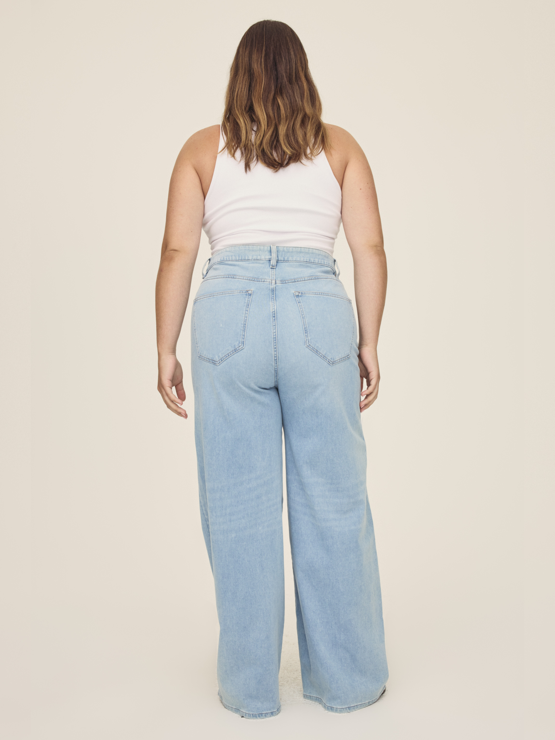 WARP & WEFT-NCE Wide Leg Jeans - Brightside-Brightside