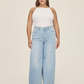 WARP & WEFT-NCE Wide Leg Jeans - Brightside-Brightside