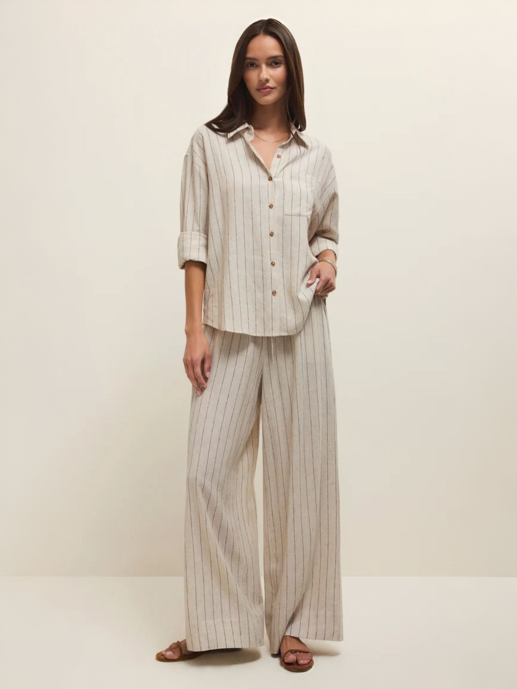 Z SUPPLY - Alfie Striped Button Up Shirt - 