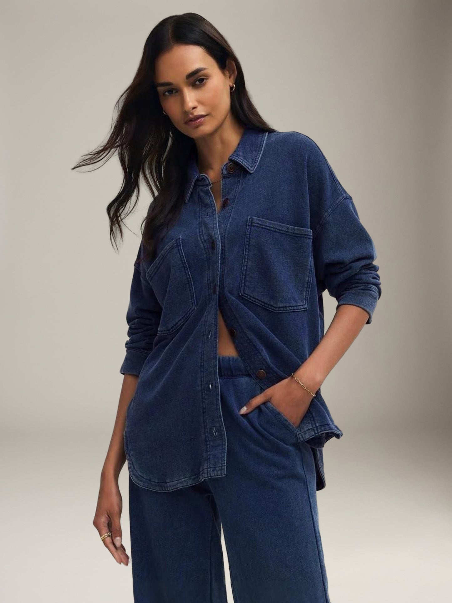 Z SUPPLY - All Day Denim Knit Jacket - 