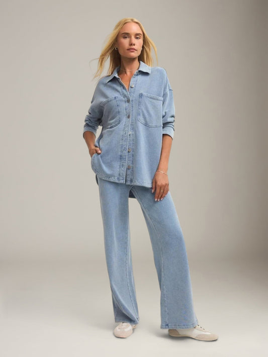 Z SUPPLY - All Day Denim Knit Jacket - 
