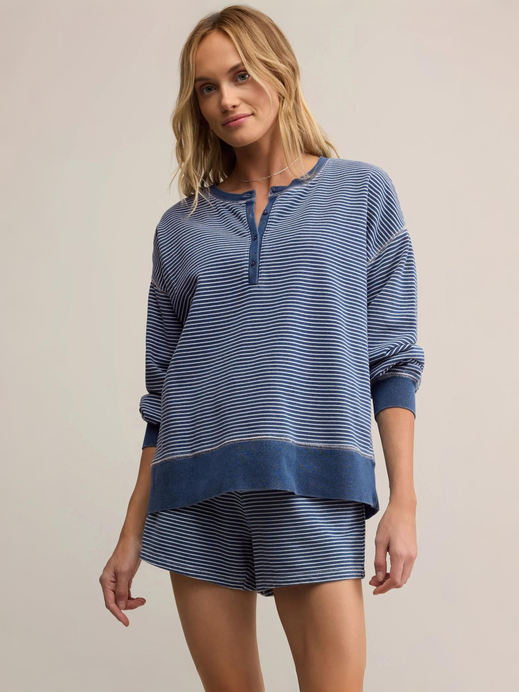 Z SUPPLY - Apollo Stripe Sweatshirt - 