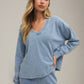 Z SUPPLY - Delphine V-Neck Sweatshirt - 