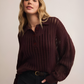 Z SUPPLY - Looking Glass Crochet Polo Sweater - 