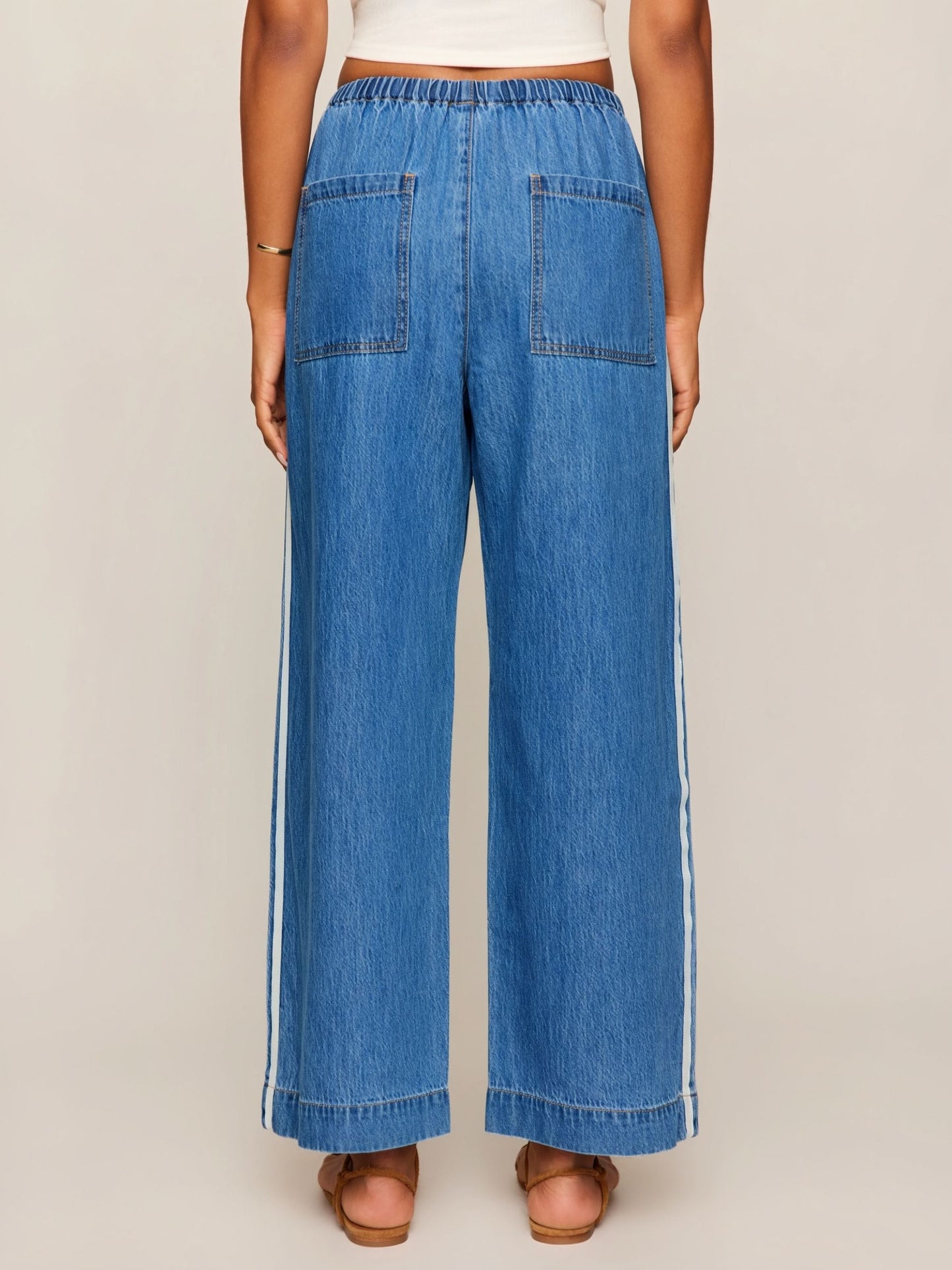 Z SUPPLY - The Sidelines Denim Track Pants - 