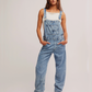 FREE PEOPLE-Ziggy Denim Overall - Powder Blue-Powder Blue