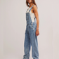 FREE PEOPLE-Ziggy Denim Overall - Powder Blue-Powder Blue