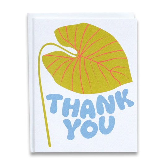 LIFESTYLE - BANQUET - Thank You Leaf Card - PLENTY