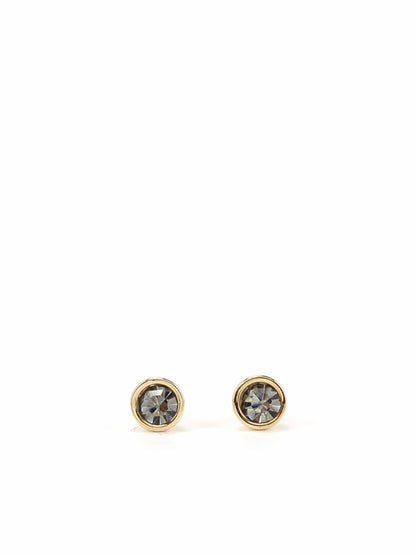 LOVER'S TEMPO - Swarovski Mini Post Earrings - Black Diamond