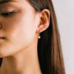 Lover's Tempo Accessories Gold Plated Amari Pearl Hoop Earrings