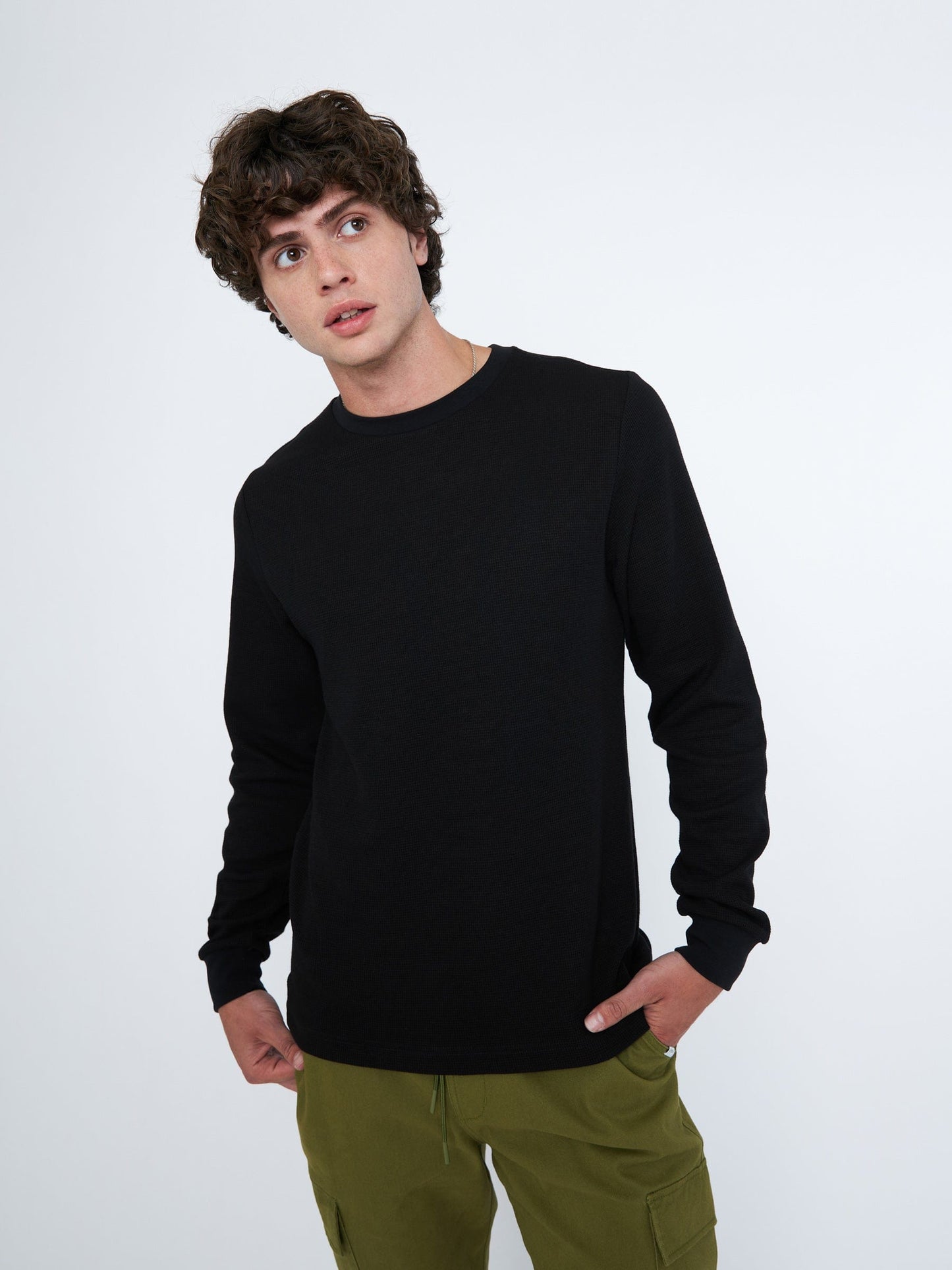 Classic Cotton Crewneck Long Sleeve